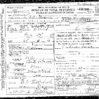 Sallie Malone's Death Certificate